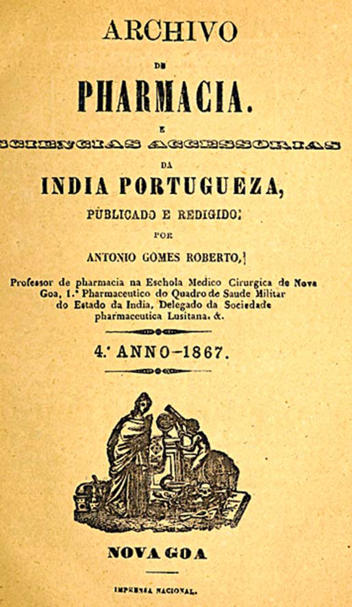 Title page of Archivo de Pharmacia 1867